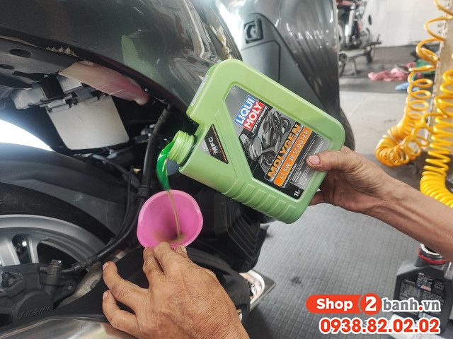 Xe tay ga honda sh160i đi bao lâu thì nên thay nhớt - 7