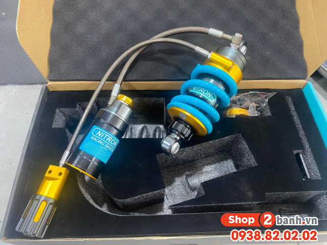 Phuộc nitron 2 bình dầu cho exciter 150 chính hãng việt nam - 1