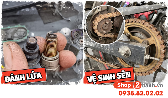 Giảm 50 gói bảo dưỡng xe máy - giải pháp tiết kiệm xăng xe đi êm an toàn - 3