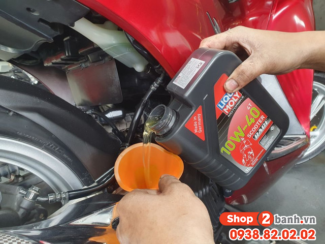 Xe sh160i đi nhớt liqui moly scooter race chạy có êm máy không - 4