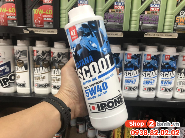 Sh160i thay nhớt ipone katana scoot 5w40 đi xa có bền máy không - 3