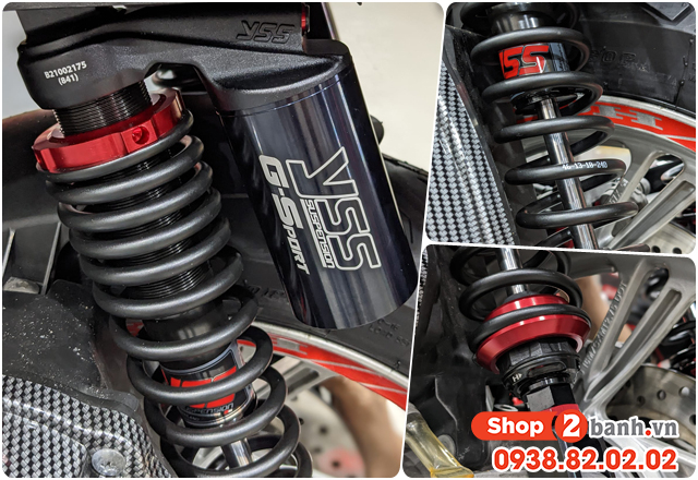 Tổng hợp phuộc yss cho sh160i nhún êm và bền nhất 2025 - 2