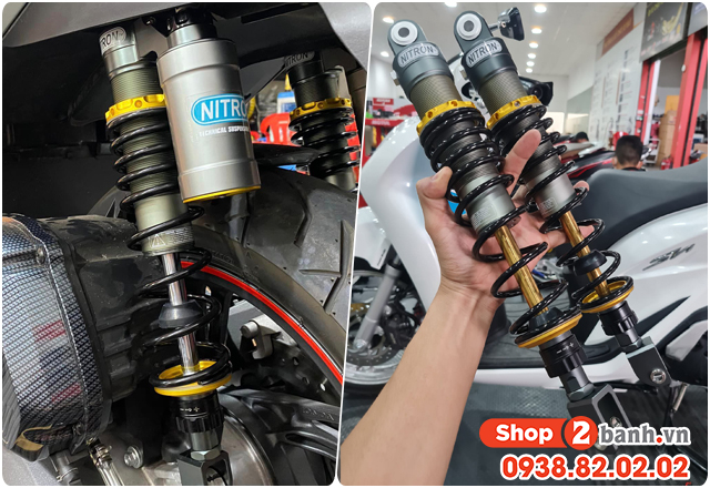 Tổng hợp phuộc nitron cho sh160i nhún êm và bền nhất 2025 - 3