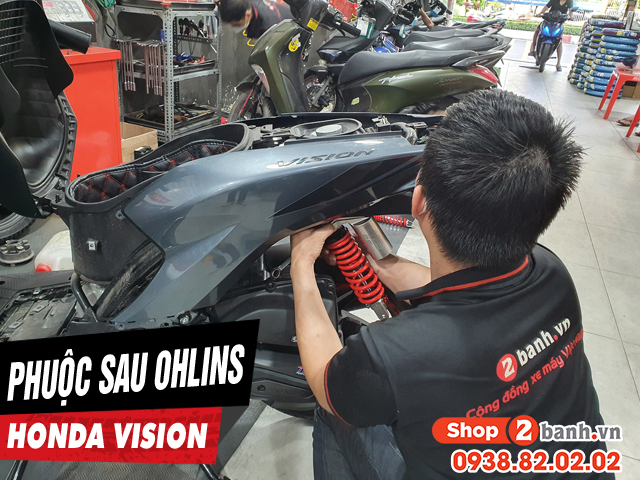 Phuộc ohlins cho xe vision loại nào đi êm và bền nhất - 1