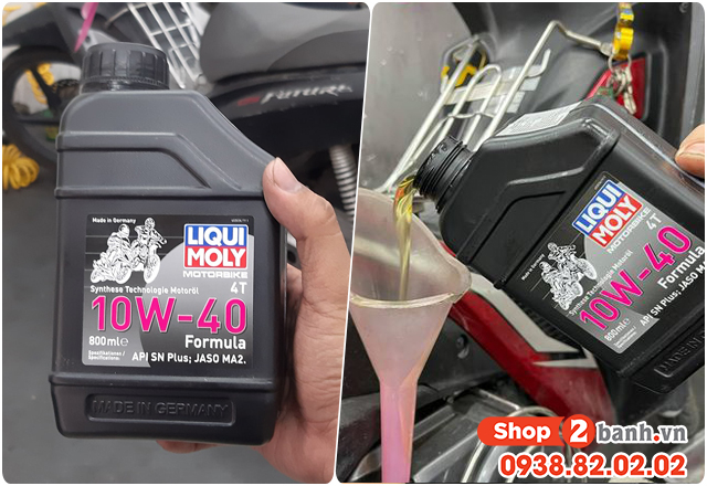 Xe yamaha xs155r chạy roda thì thay nhớt như thế nào - 6