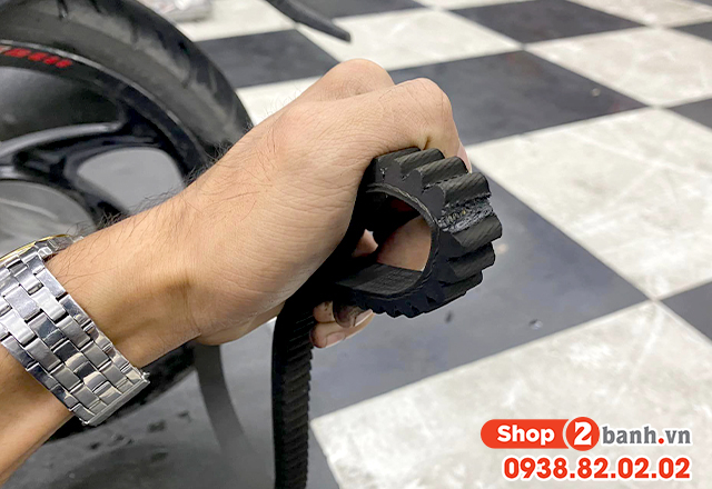 Tuổi thọ của dây curoa xe tay ga là bao lâu bao nhiêu km thì thay mới - 3