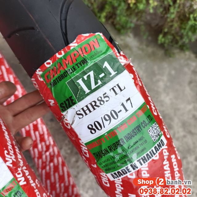 Vỏ xe champion shr85 iz 01 chính hãng 8090-17 - 1