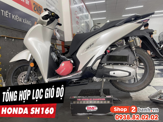 Tổng hợp lọc gió độ cho xe sh160i bán chạy nhất shop2banh năm 2025 - 1