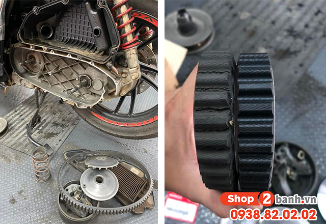 Dấu hiệu biểu hiện hư hỏng dây curoa xe tay ga - 3