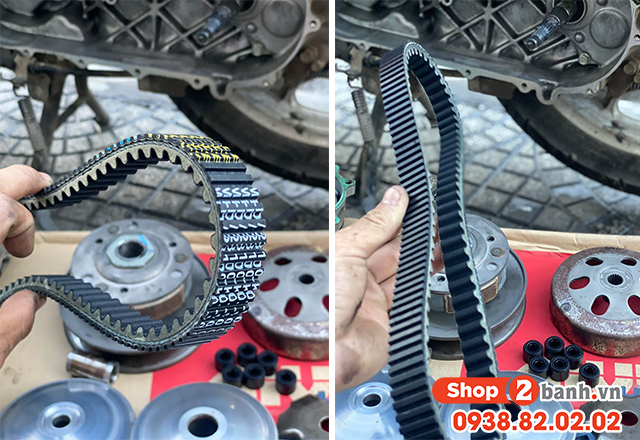 Dây curoa xe click 125i bao lâu thì nên thay mới giá bao nhiêu - 2