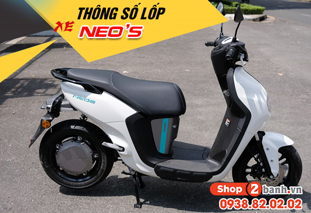Thông số lốp xe điện yamaha neos bao nhiêu thay vỏ nào phù hợp - 1