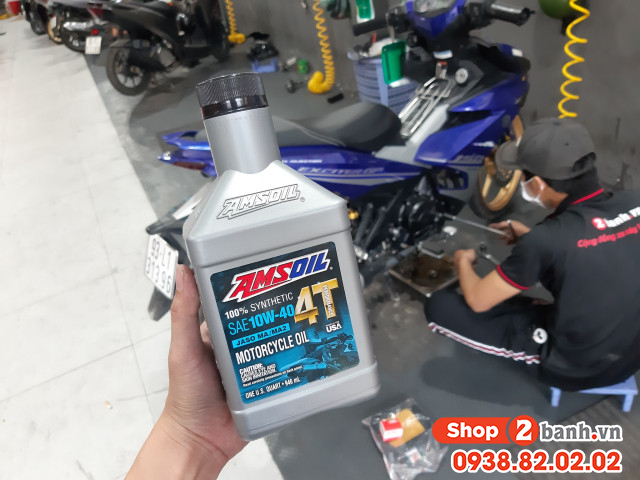 Xe yamaha 125zr chạy roda thì thay nhớt máy như thế nào - 4