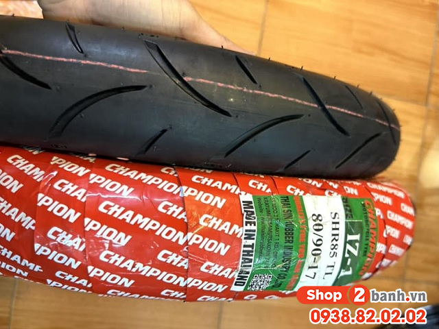 Vỏ champion shr85 cho xe future wave bám đường tốt không giá bao nhiêu - 4