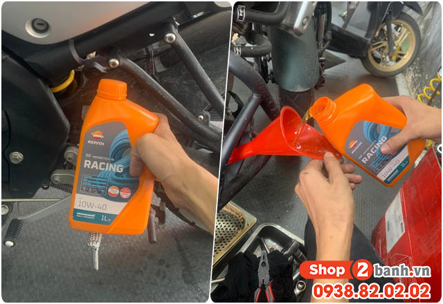 Dung tích nhớt xe xs155r bao nhiêu ml có lọc nhớt không - 8