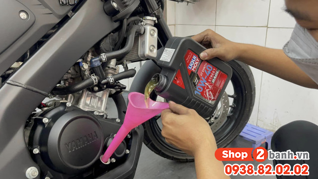 Dung tích nhớt xe xs155r bao nhiêu ml có lọc nhớt không - 6