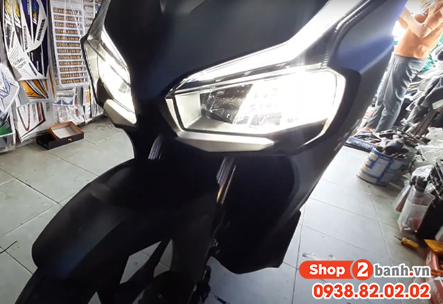 Cách lắp thêm công tắc bật tắt đèn xe tay ga honda airblade 160 - 5