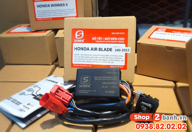Cách lắp thêm công tắc bật tắt đèn xe tay ga honda airblade 160 - 6
