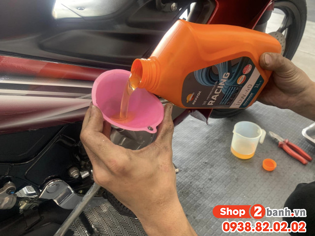 Xe 2 thì yamaha 125zr đi bao lâu thì nên thay nhớt - 4