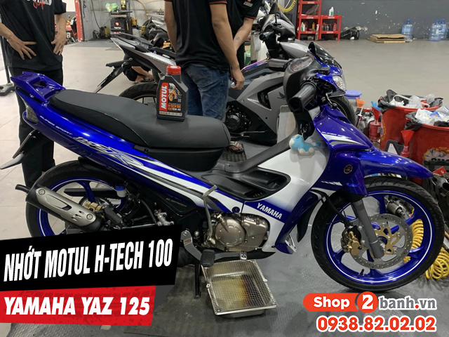 Yaz 125 thay nhớt motul h-tech 100 10w40 đi có bốc máy không - 1