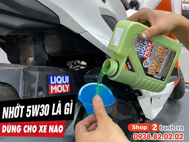 5w 30 là gì dầu nhớt 5w30 phù hợp với động cơ xe máy nào - 1