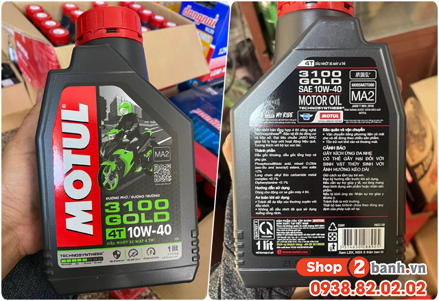 Nhớt motul 3100 gold có tốt không thay cho xe nào phù hợp - 3