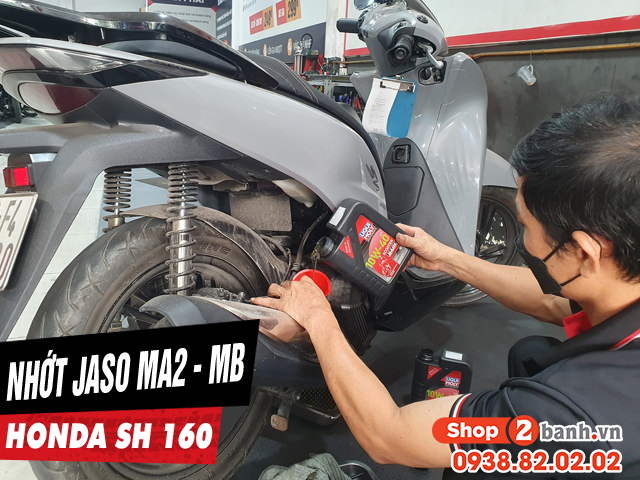 Nên chọn nhớt jaso mb hay ma2 cho xe sh 160i là tốt nhất - 1