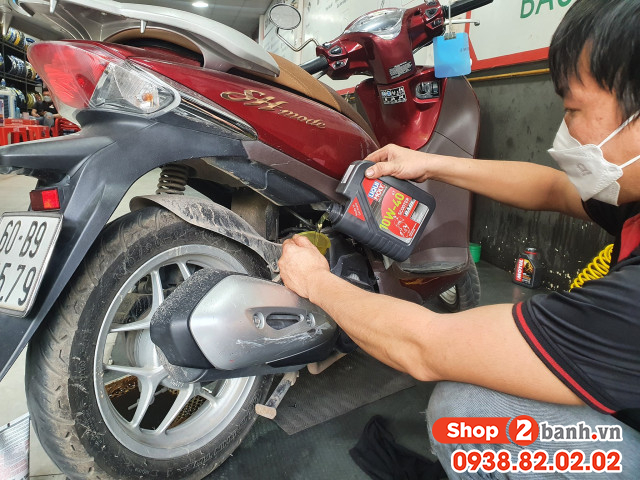 Xe tay ga sh mode có nên thay nhớt hãng honda không - 5