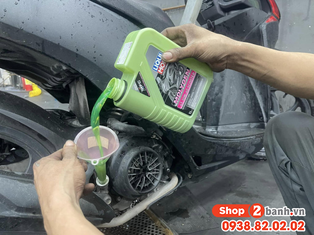Xe tay ga lead 125 có nên thay nhớt hãng honda không - 5