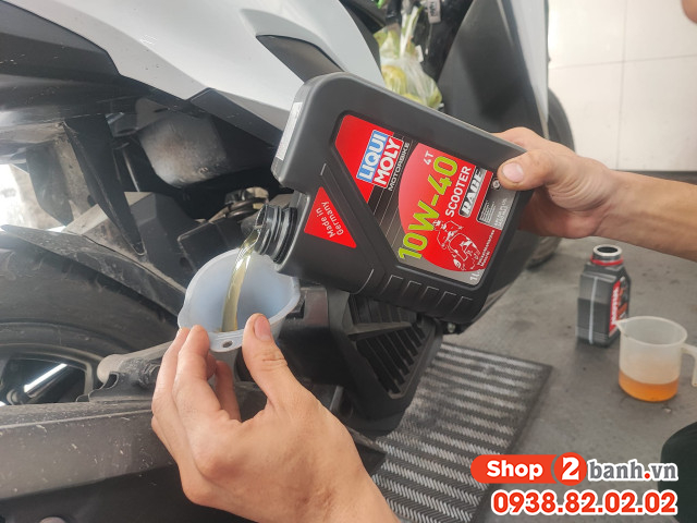 Xe tay ga vario 125160 có nên thay nhớt hãng honda không - 5
