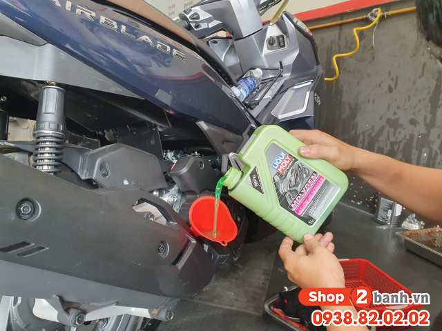 Xe tay ga air blade 125160 có nên thay nhớt hãng honda không - 5