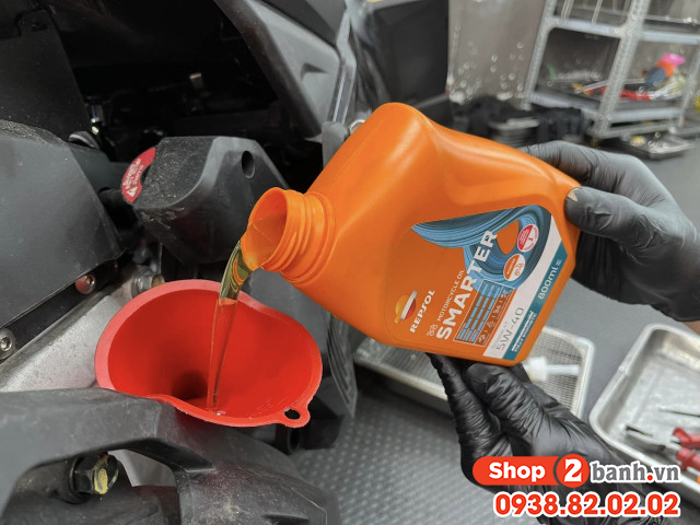 Xe tay ga click 125160 có nên thay nhớt hãng honda không - 6