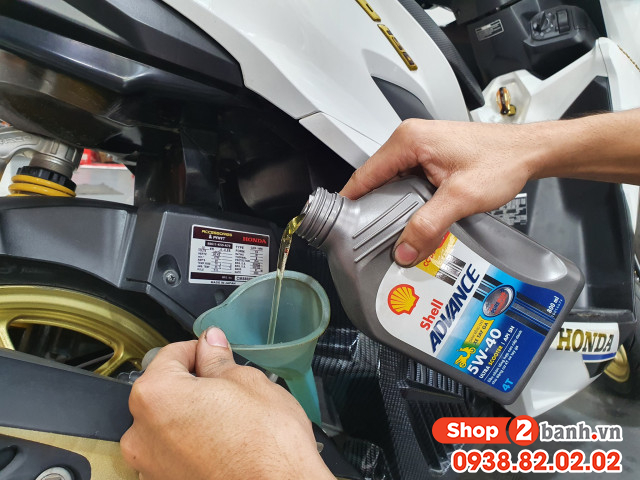 Xe tay ga click 125160 có nên thay nhớt hãng honda không - 4