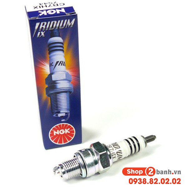Bugi ngk iridium cr7hix chân ngắn dành cho sirius jupiter nouvo mio - 2