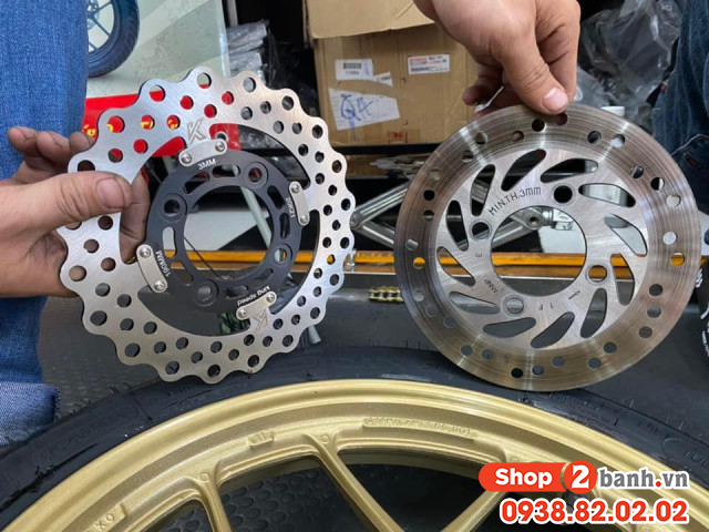 Đĩa kingspeed mẫu mới cho vario click 4 lỗ - 1