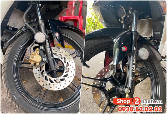 Phuộc trước exciter 155 có đường kính ty phuộc là bao nhiêu - 4