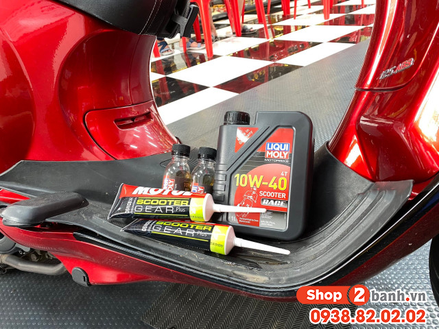 Nhớt láp xe vespa gts đi bao lâu thì nên thay mới - 2