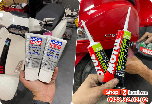 Xe piaggio thay nhớt bao nhiêu lít có lọc nhớt không - 3