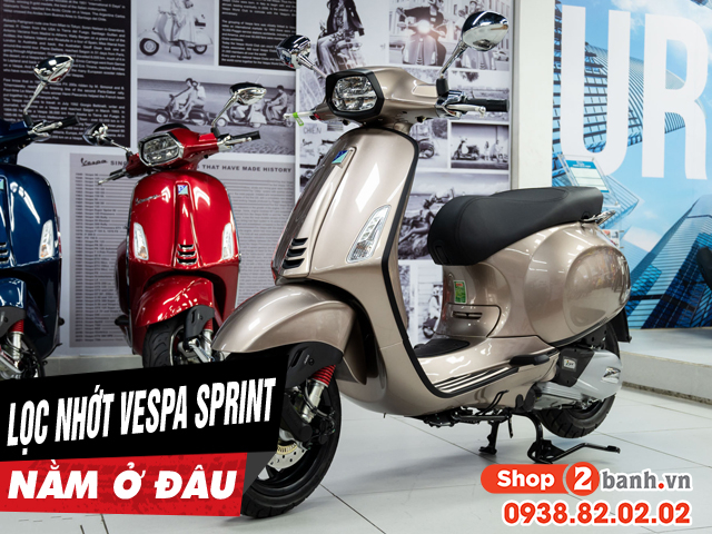 Lọc nhớt vespa sprint iget nằm ở đâu bao lâu nên thay lọc nhớt - 1