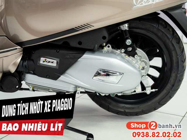 Xe piaggio thay nhớt bao nhiêu lít có lọc nhớt không - 1