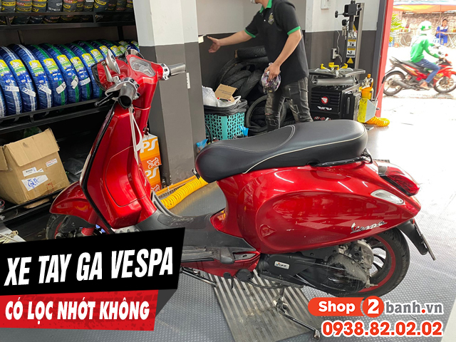 Xe vespa có lọc nhớt không khi nào nên thay lọc nhớt vespa - 1