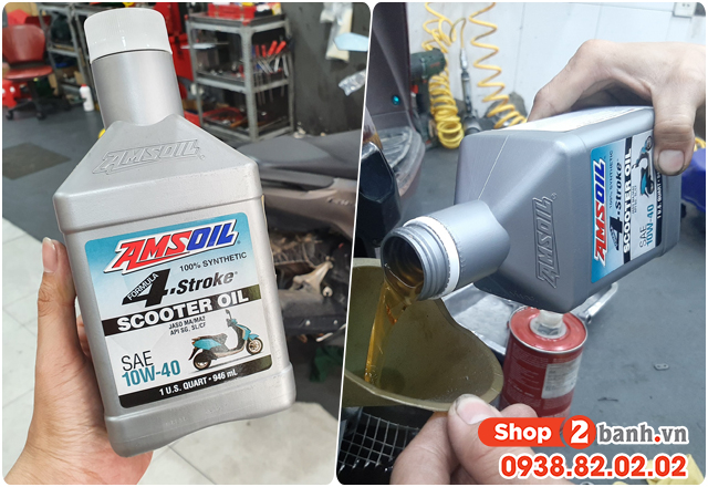 Thay dầu nhớt xe piaggio chính hãng chất lượng uy tín tại tphcm - 8