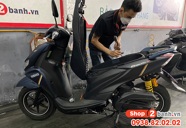 Xe freego hết bình phải làm sao cách xử lí xe yamaha freego s không có cần đạp - 1