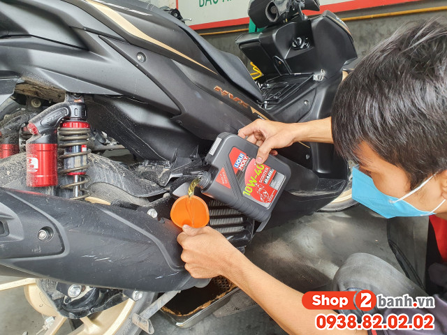 Xe tay ga nvx có nên thay nhớt hãng yamaha yamalube không - 6