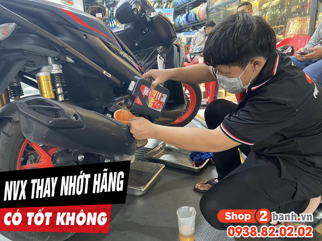 Xe tay ga nvx có nên thay nhớt hãng yamaha yamalube không - 1