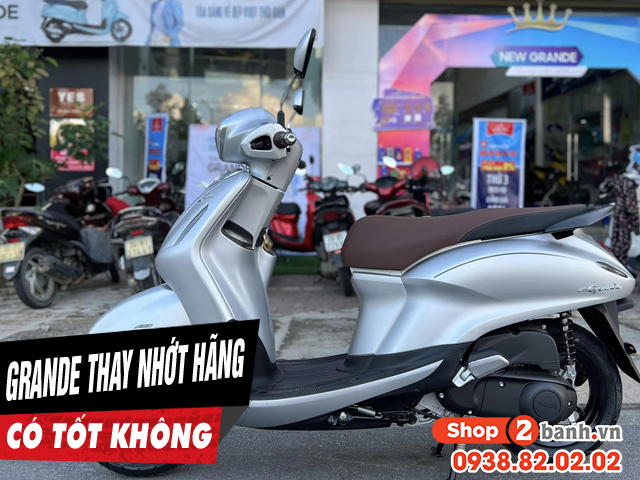 Xe tay ga grande có nên thay nhớt hãng yamaha yamalube không - 1