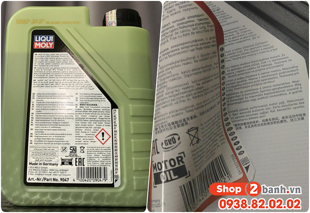 Cách nhận biết nhớt liqui moly giả và nhớt thật chính hãng - 7