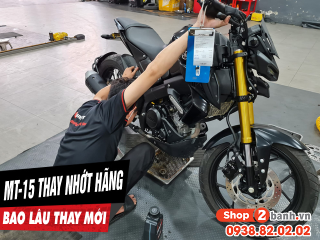 Xe thể thao mt-15 có nên thay nhớt hãng yamaha không - 1