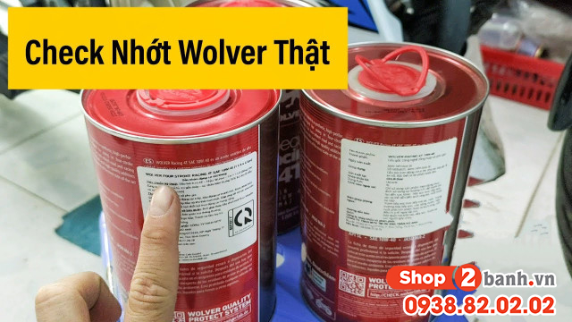 Cách nhận biết nhớt wolver giả và nhớt thật chính hãng - 1