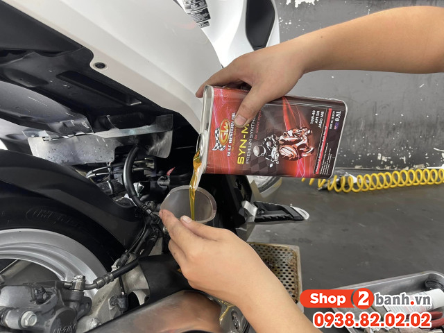 Xe tay ga sh350i có nên thay nhớt hãng honda không - 7