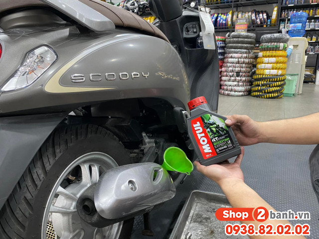 Dung tích nhớt xe scoopy 110 bao nhiêu ml thay loại nào phù hợp - 4
